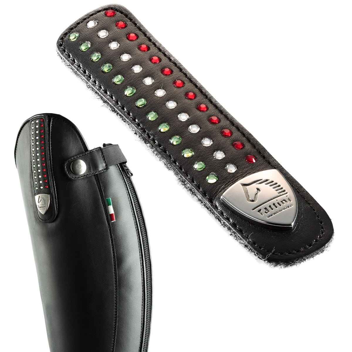 Paski do oficerek - flaga kryształki Tattini